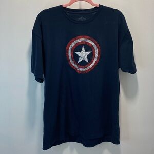 Universal Dark Blue Star Emblem T-Shirt